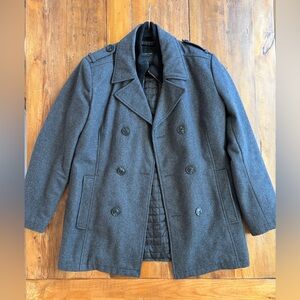 Marc New York Charcoal Pea Coat